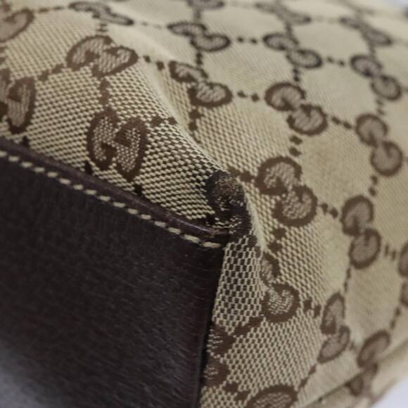 GUCCI GG Canvas Tote Bag Beige Gold - Picture 12 of 16